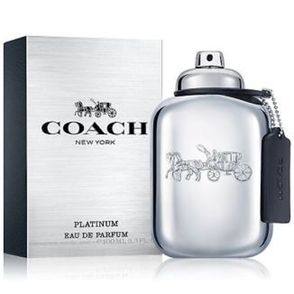 Coach Platinum Eau De Parfum, Colonia para hombres, 3.3 oz - Picture 1 of 6